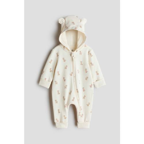 PRINTED VELOUR JUMPSUIT