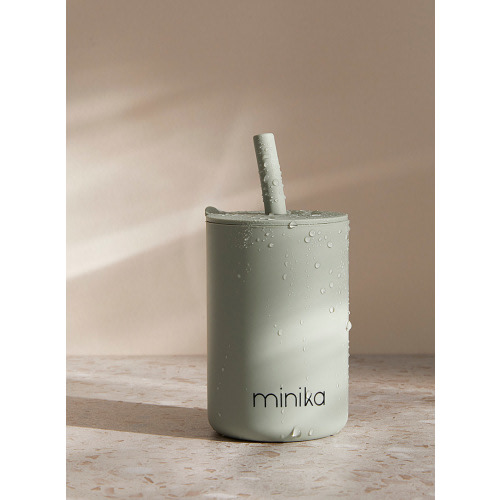 Silicone straw glass Kids | Minika | Kids Kitchen & Dining Accessories | Simons