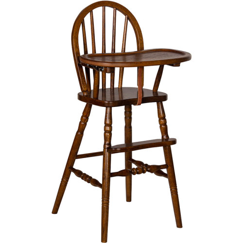 5-Spindle Bow Highchair | Amish Furniture by Shipshewana Furniture Co.