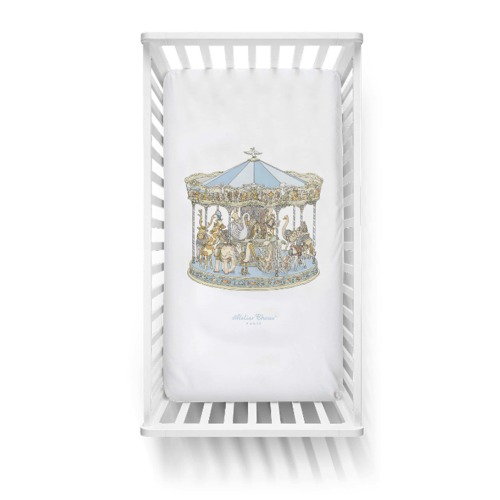 Atelier Choux Cotton Carousel Fitted Sheet