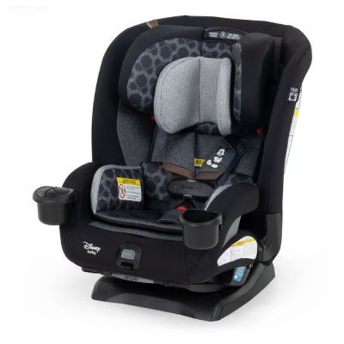 Disney Baby EverSlim 4-in-1 Convertible Car Seat - Vintage Disney: Multi-Position Recline, Latch Compatible, Machine Washable Seat Pad