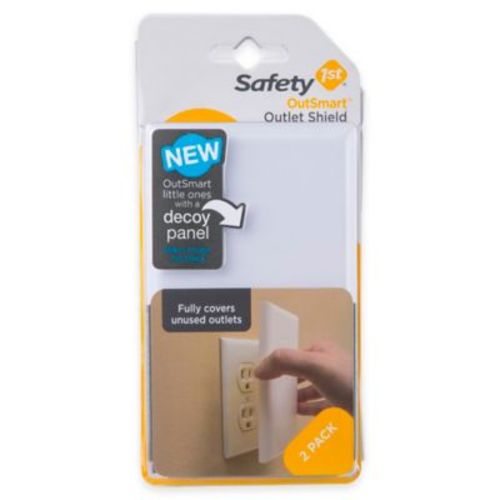 Safety 1st® OutSmart™ 2-Pack Outlet Shields - WHITE - 2 PACK