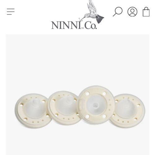 Ninni Pacifier Creme 4 Pack