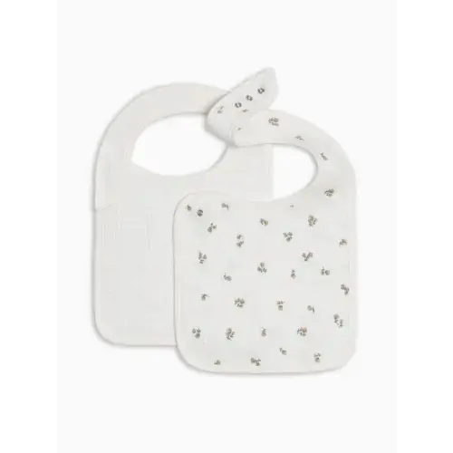 2-Pack Muslin Bibs