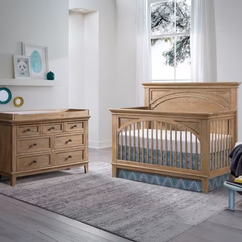Imagio Baby Lisbon 2-piece Nursery Set, Sandwash | Costco