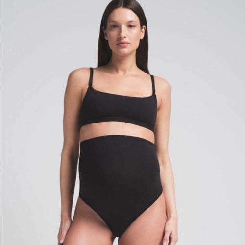 COTTON JERSEY MATERNITY NURSING SCOOP BRALETTE | SOOT