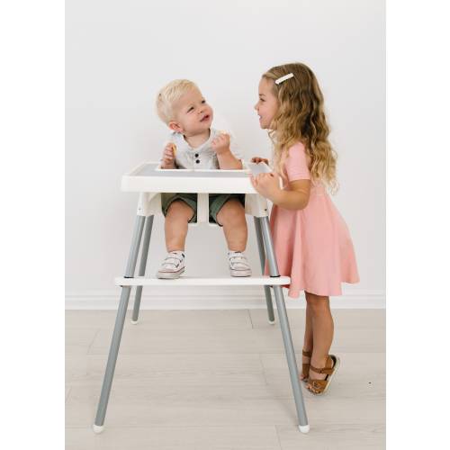 Adjustable Highchair Footrest for IKEA Antilop and Evenflo, Easy Clean King Starboard, Ships Next Day