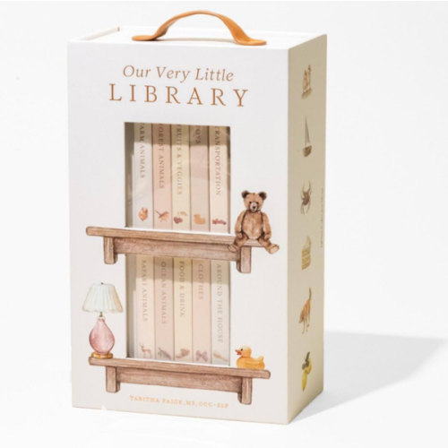 Our Very Little Library Board Book Set: A Foundational Language Vocabulary Board Book Set for Babies (Tabitha Paige Children's Book Series)