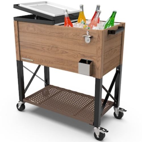 Permasteel Divider Cooler 80 Quart(s) Brown Insulated Beverage cooler in the Beverage Coolers department at Lowes.com