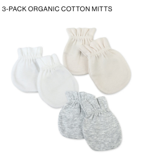 3-Pack Organic Cotton Mitts | Honest Baby Clothing