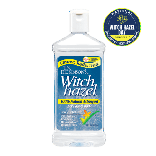T.N. Dickinson's Witch Hazel 100% Natural Astringent for Face and Body, 16 fl oz