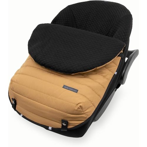 Little Unicorn Infant Car Seat Footmuff – Weather-Resistant Baby Bunting Bag with Magnetic Closure, Non-Slip Backing & Open Harness Design – Universal Fit Winter Cover for Baby Car Seat & Stroller