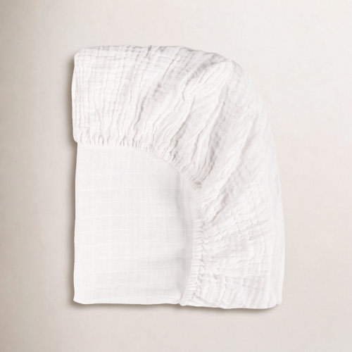 babyletto Plain White Muslin All-Stages Bassinet Sheet & Reviews | Wayfair
