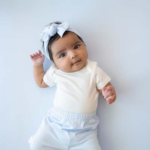 Knotted Bow Headband in Mist