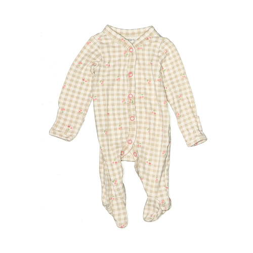 Carter's 100% Cotton Ivory Dress Size Newborn