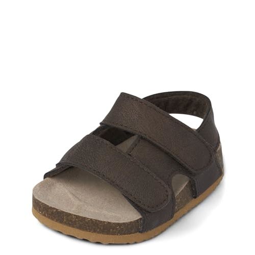 The Children's Place Baby-Boy's Newborn Flat Sandals