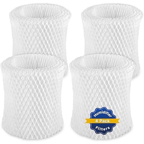 Humidifier Replacement Filter Compatible with Canopy Bedside and Nursery Humidifiers, Wood Pulp & Paper Filter, 4 Pack