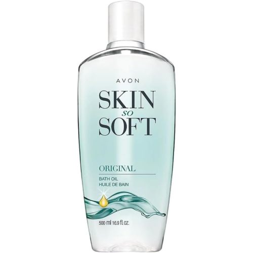 AVON Skin So Soft Original Bath Oil for Women, Moisturizing Body Oil with Jojoba Oil for Dry Skin, 16.9 fl oz Hydrating Shower Oil; Perfect as an After-Shower Skin Softener for All Adults