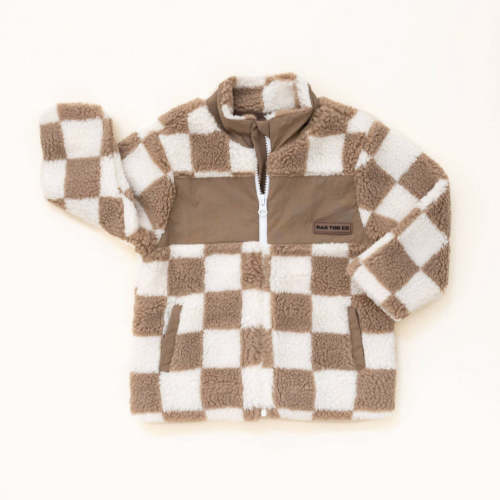 TEDDY CHECKERBOARD SHERPA