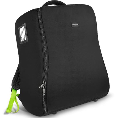 YOREPEK Padded Stroller Bag for Airplane Travel Fits for UPPAbaby MINU,MINU V2,MINU V3, Gate Check Stroller Bag with Large Inner Mesh Pocket, Sturdy Stroller Storage Backpack for Accessories