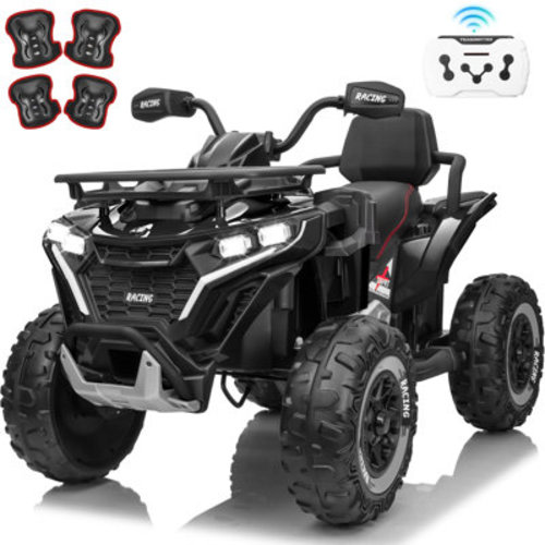 JOYRACER 24V Kids Big ATV Quad - 2-Seater 4WD, 800W Powerful Motor, Parent Remote Control, for Ages 3-8 & Reviews | Wayfair