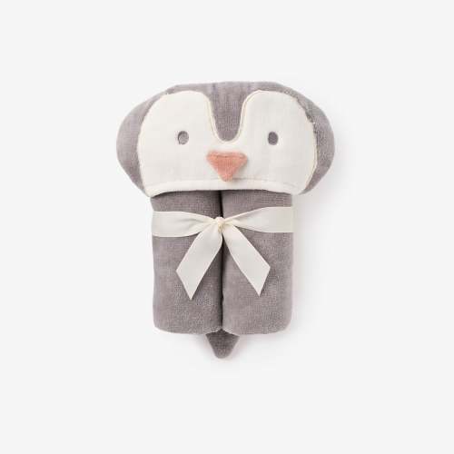 Penguin Hooded Baby Bath Wrap – Elegant Baby