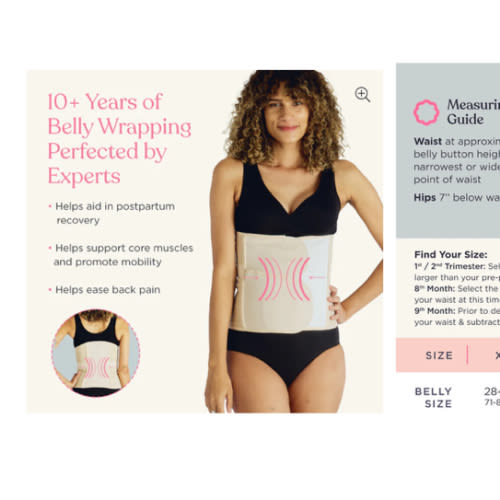 Luxe Belly Wrap - Postpartum Belly Wrap – Belly Bandit