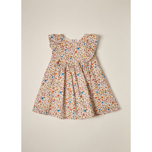 Vestito in puro cotone IANA neonata