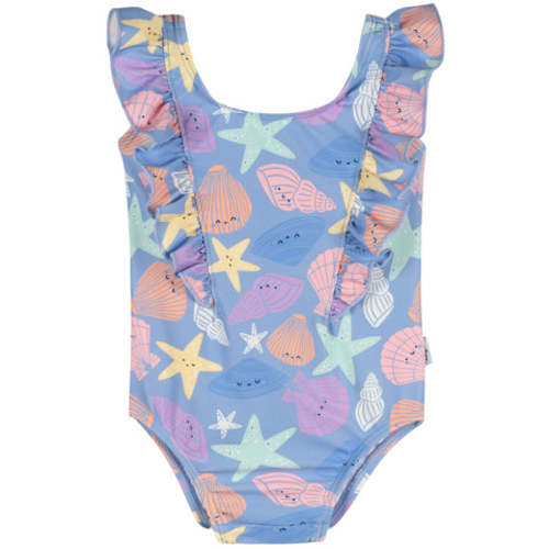 Baby & Toddler Girls UPF 50+ Seashells One-Piece Swimsuit