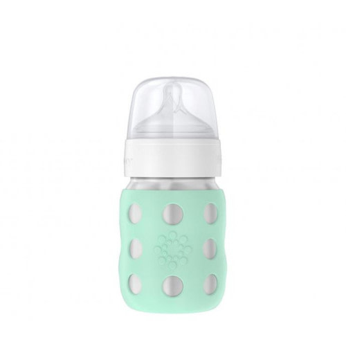 8oz Stainless Steel Baby Bottle - Mint
