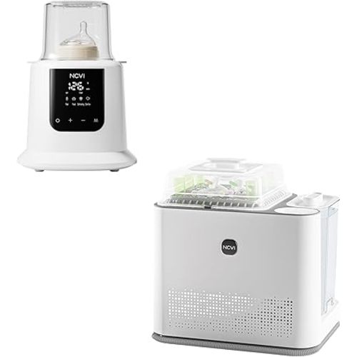 NCVI Baby Bottle Washer and Sterilizer and Dryer Pro and Baby Milk Warmer