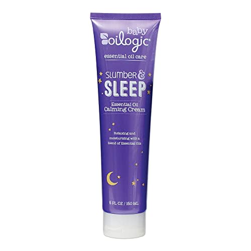 Oilogic Baby Lotion - Slumber & Sleep Calming Cream for Babies & Toddlers - Relaxing & Moisturizing with 100% Pure & Natural Essential Oil Blend - Lavender and Chamomile Oil