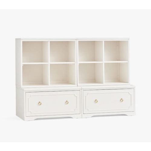 Ava Regency 2 x 2 Cubby & Drawer Base Wall Storage System
