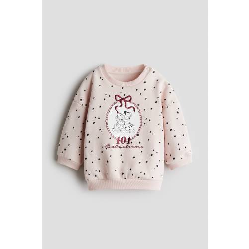 PRINTED BRUSHED-INSIDE SWEATSHIRT