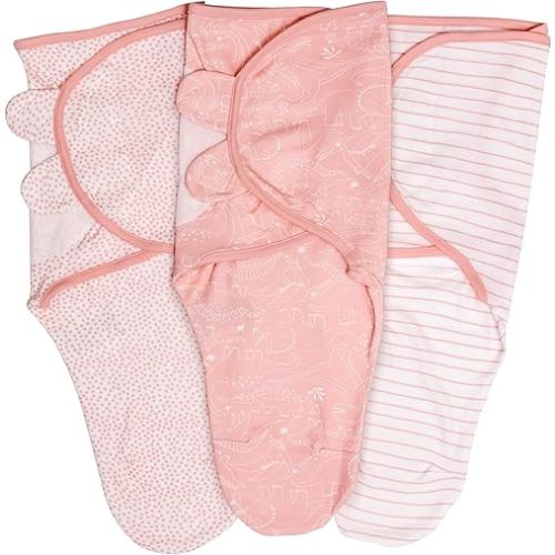 Newborn Baby Swaddle wrap – Pack of 3, Made of Pure Organic Cotton for 0-3 Months Baby