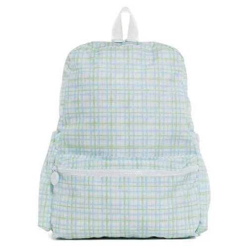 TRVL Design Backpacker Backpack- Classic Green Plaid