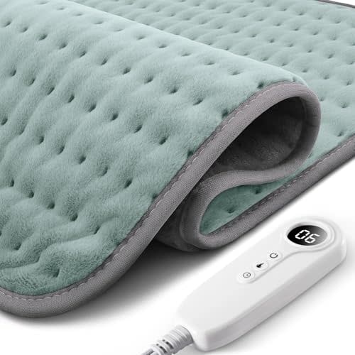 XXL Heating Pad for Back/Neck/Shoulder/Leg/Knee Pain Relief, Period Cramps | Electric Large Soft High Heat Heating Pads Christmas Birthday Self Care Gifts for Women Men Mom Dad