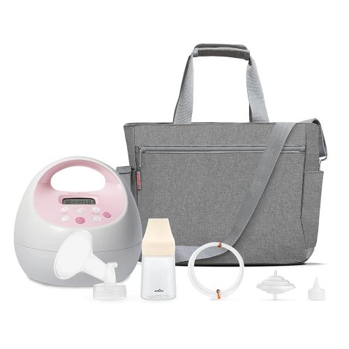 S2 Plus Premier Electric Breast Pump with Grey Tote Premium Accessory Kit - 24 mm