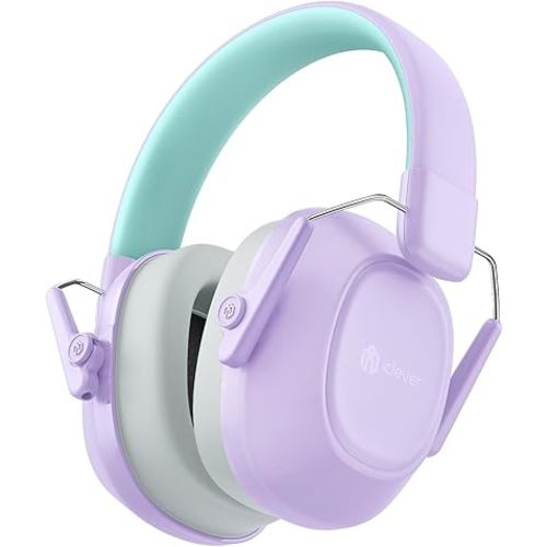 iClever Noise Cancelling Headphones for Kids Adults, SNR 29dB Safety Noise Reduction Ear Muffs for Autism Sensory &Concentration Aid, Ear Hearing Protection for Fireworks/Event/Monster Truck/Concert