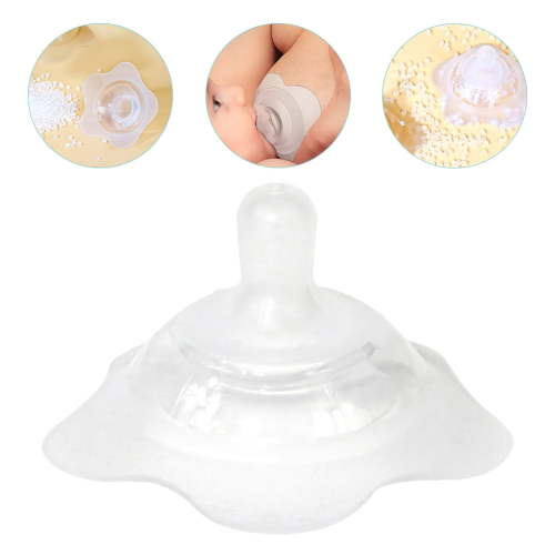 ibasenice Silicone Nipples Shield for Nursing Newborns Transparent Breastfeeding Protector for Home Use 1 Count