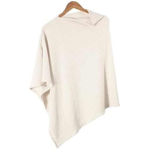 Beige Nursing Cover for Breastfeeding, Privacy Feeding Shawl