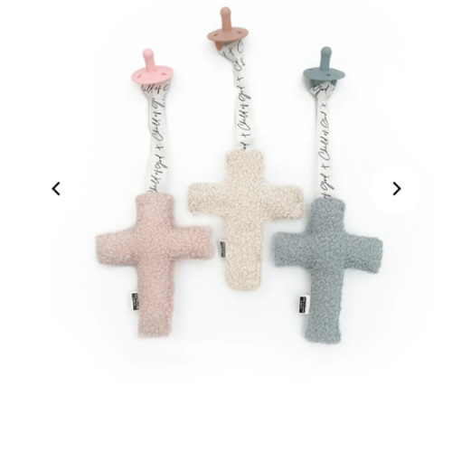 Pacifier Lovey Cross – OUR HOUSE ABOVE