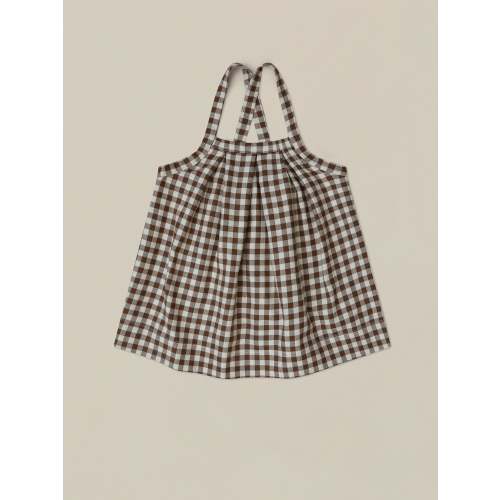 Chestnut Gingham Tribe Skirt