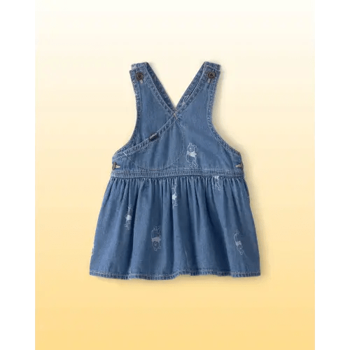 Baby Girl Disney© Winnie the Pooh Denim Wrap Skirtall - Medium Wash - OshKosh B'gosh | Carter's