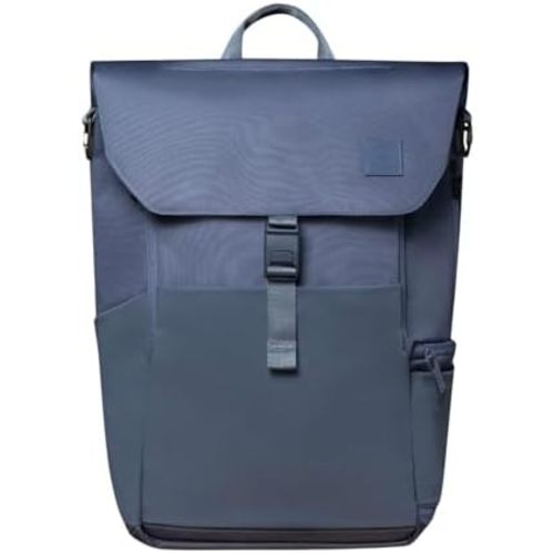 Huhu Diaper Bag Backpack – Baby Bag for Moms & Dads – Water-Resistant, Unisex Travel Kit for New Parents – Includes Changing Pad and 2 Organizer Pouches (Dusky Blue)