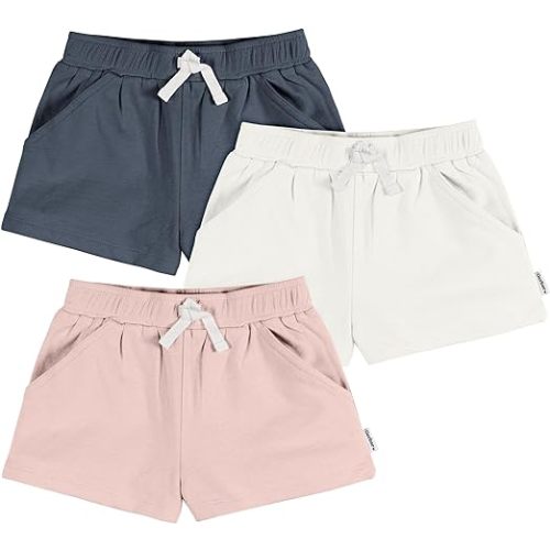 Gerber Baby-Girls 3-Pack Knit Shorts