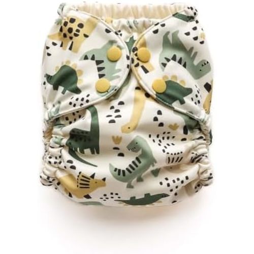 Esembly Cloth Diaper Cover, Roar!, Size 1 (7-17lbs)