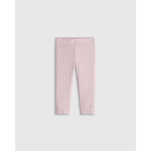 Softest Rib Leggings in Green Stripe
