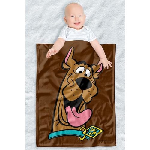 LOGOVISION Scooby Doo Lightweight Baby Blanket, 30"X40", Scooby Happy Unisex for Infants Girls & Boys