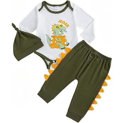 NZRVAWS Newborn Baby Boy Clothes Outfits Letter Prined Romper Pants Set Infant Baby Boy Clothing 0 3 6 9 12 18 Months